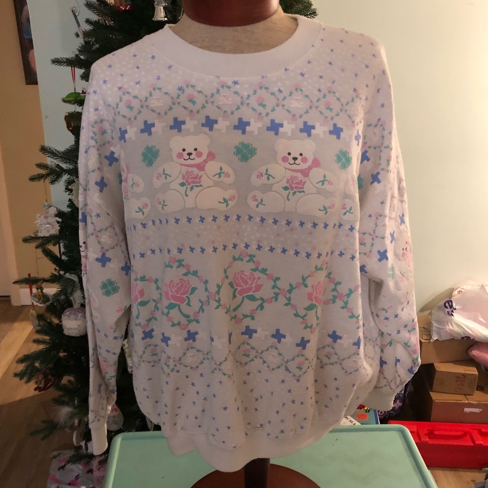 Plus Size Spank! 80s Fairy Kei Sweater Sweatshirt